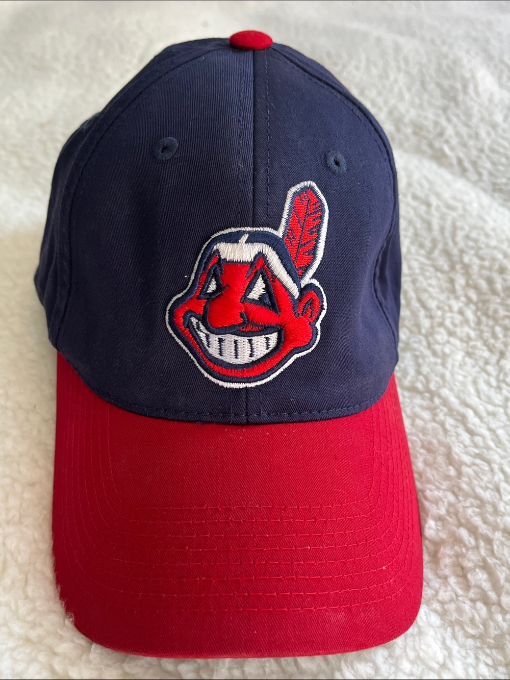 Retired Cleveland Indians Chief Wahoo Logo MLB Youth Baseball Hat